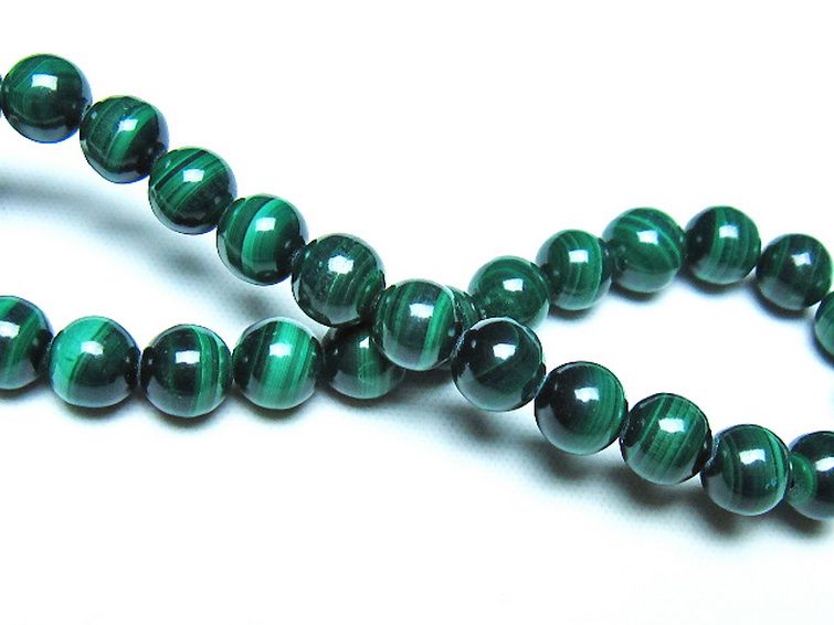 マラカイト ブレスレット 7mm [t115-4672] 2枚目