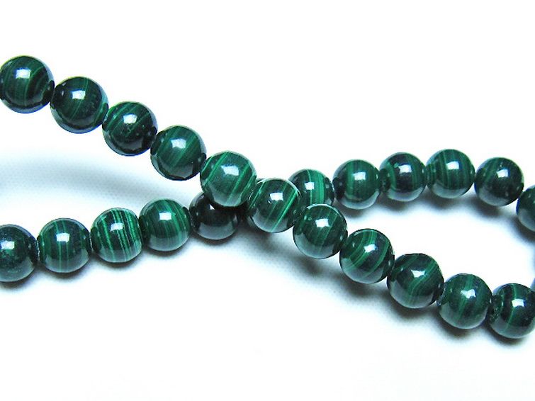 マラカイト ブレスレット 7mm [t115-4683] 2枚目