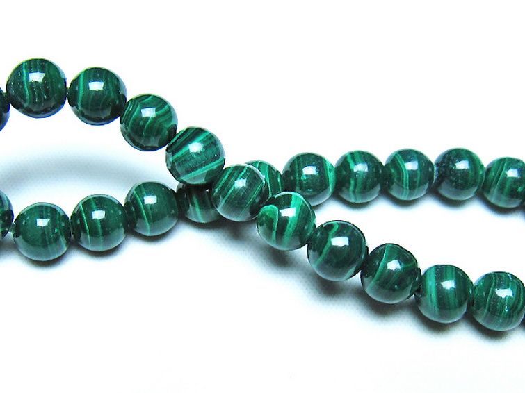 マラカイト ブレスレット 7mm [t115-4691] 2枚目