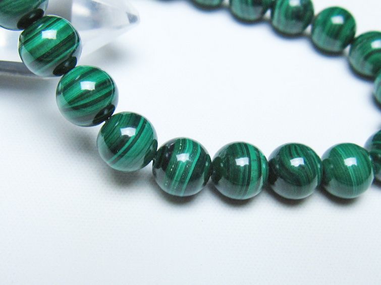 マラカイト ブレスレット 8mm [t115-4697]