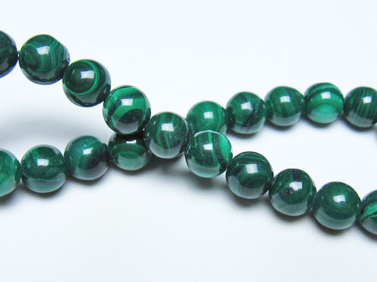 マラカイト ブレスレット 8mm [t115-4698] 2枚目