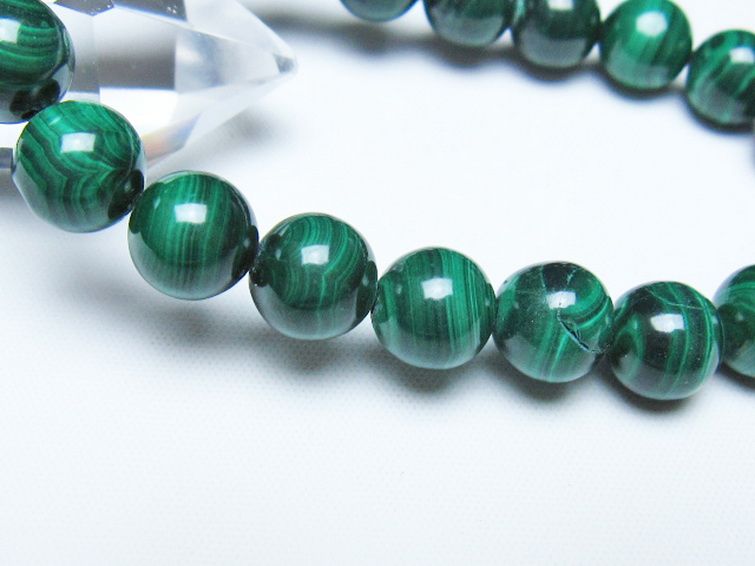 マラカイト ブレスレット 10mm [t115-4700] 3枚目