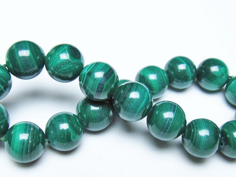 マラカイト ブレスレット 11mm [t115-4709] 2枚目