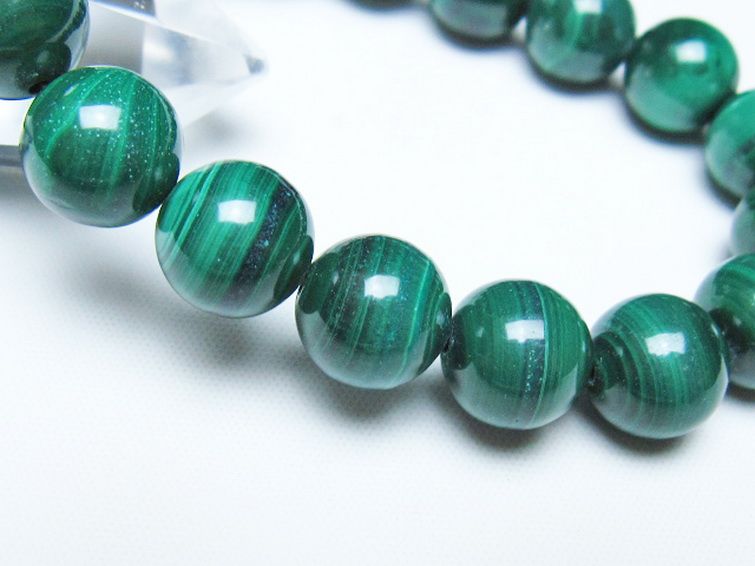 マラカイト ブレスレット 11mm [t115-4709] 3枚目