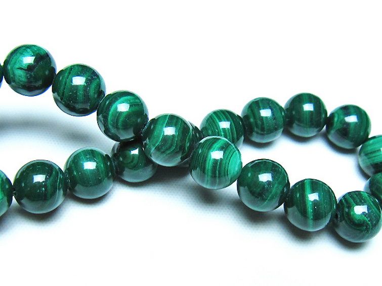 マラカイト ブレスレット 9mm [t115-4714] 2枚目