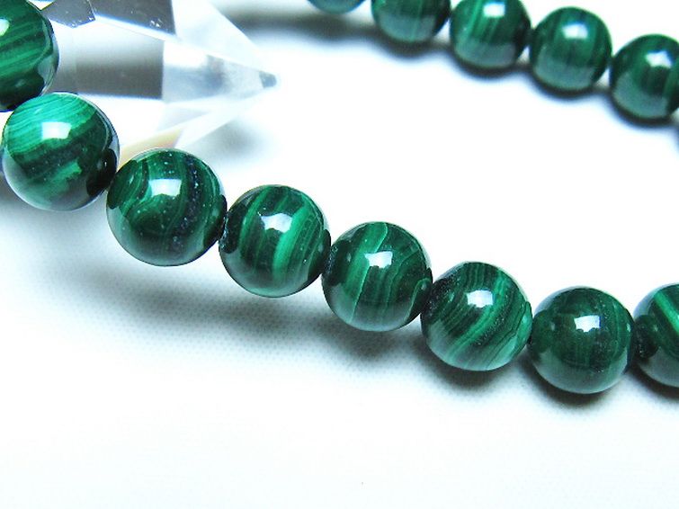 マラカイト ブレスレット 9mm [t115-4714] 3枚目