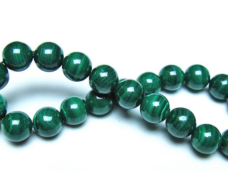 マラカイト ブレスレット 9mm [t115-4716] 2枚目