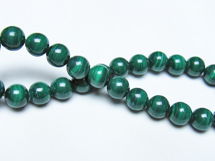 マラカイト ブレスレット 7mm [t115-4725] 2枚目