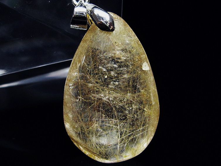 プラチナ入水晶 ペンダント [T12-1930] 2枚目