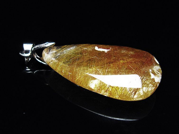 プラチナ入水晶 ペンダント [T12-1977] 3枚目