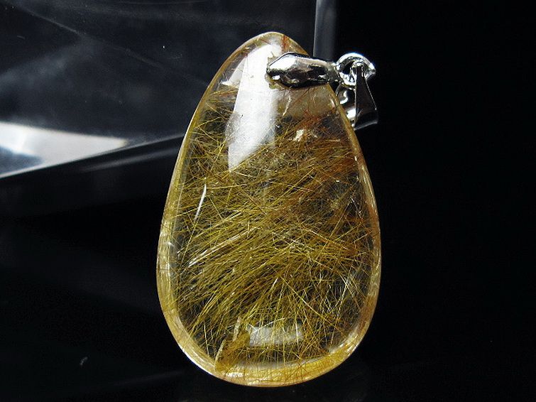 プラチナ入水晶 ペンダント [T12-1987] 2枚目