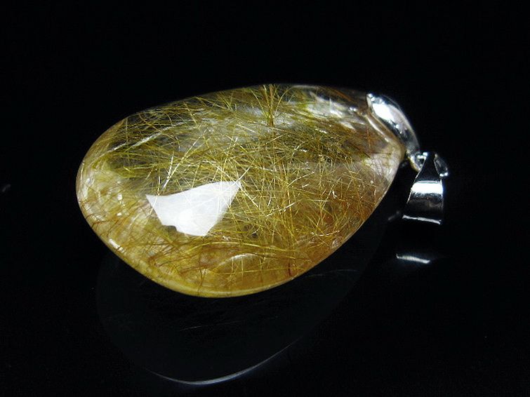 プラチナ入水晶 ペンダント [T12-1987] 3枚目