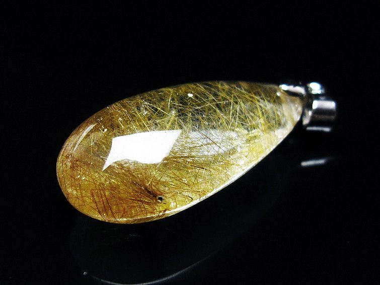 プラチナ入水晶 ペンダント [T12-1998] 3枚目