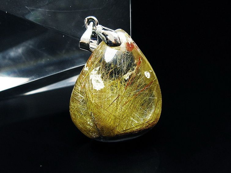 プラチナ入水晶 ペンダント [T12-2023] 1枚目