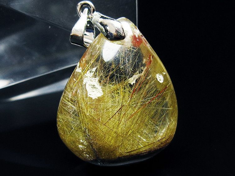 プラチナ入水晶 ペンダント [T12-2023] 2枚目