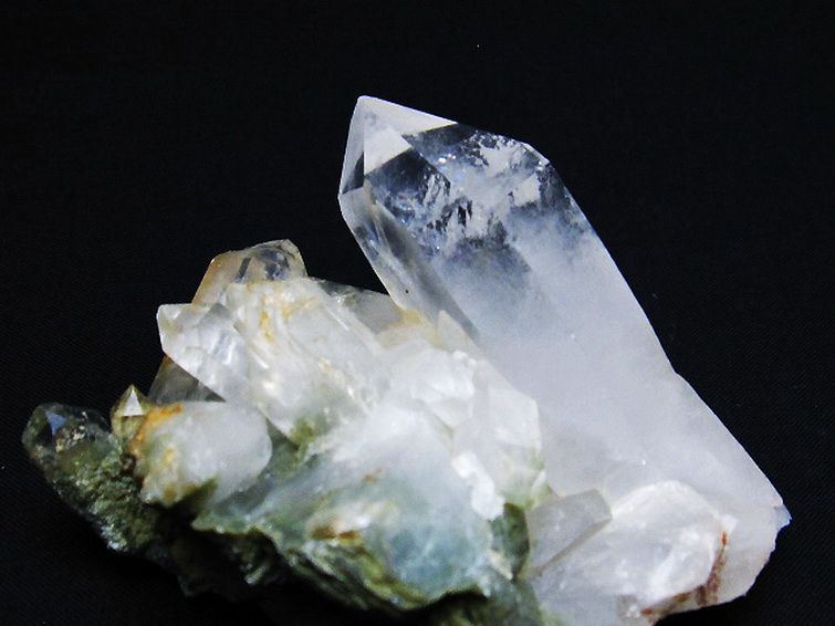 グリーンファントムクォーツ　クラスター アメリカ産 [t126-7745] 2枚目