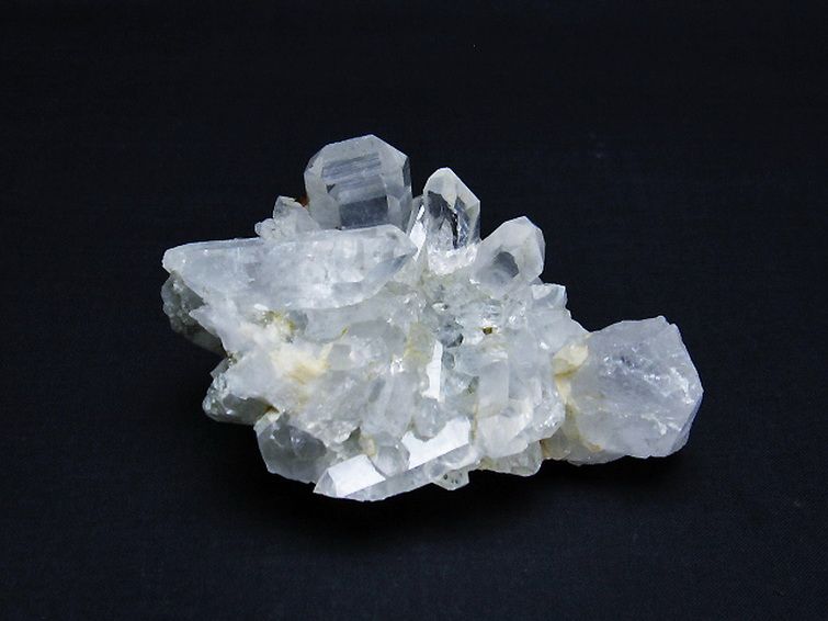 グリーンファントムクォーツ　クラスター アメリカ産 [t126-7820] 1枚目