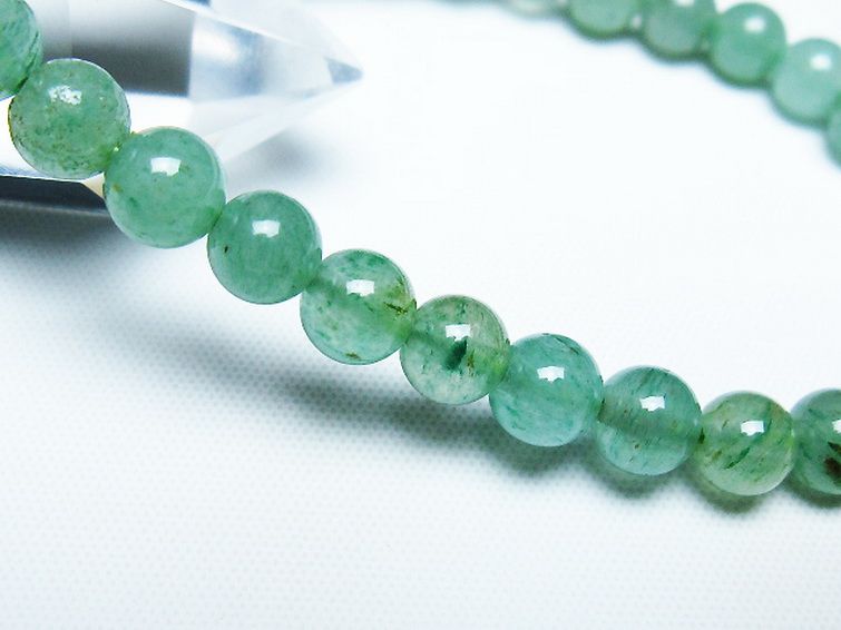 インド翡翠 ブレスレット 6mm [t127-11385] 3枚目
