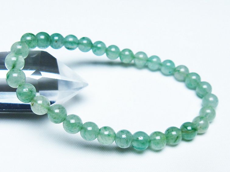インド翡翠 ブレスレット 6mm [t127-11388] 1枚目