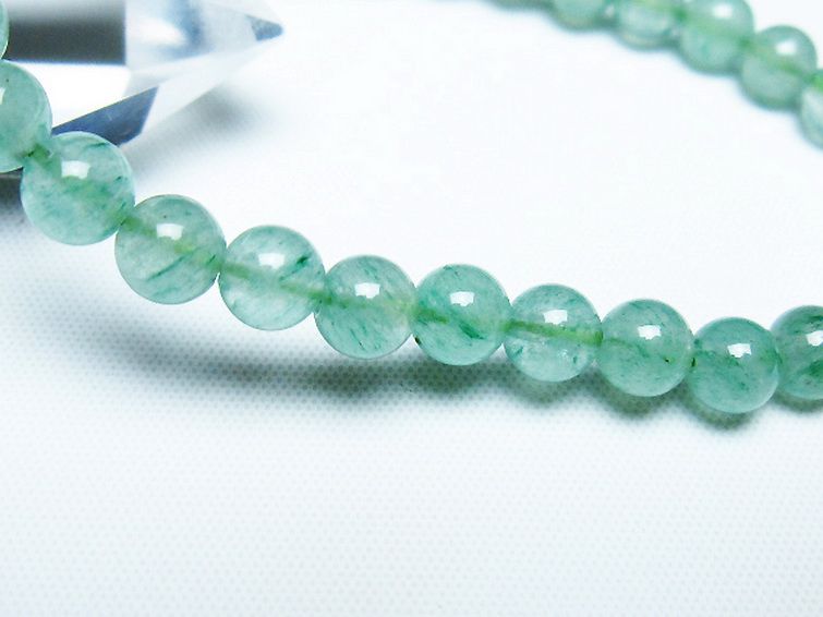 インド翡翠 ブレスレット 6mm [t127-11390] 3枚目