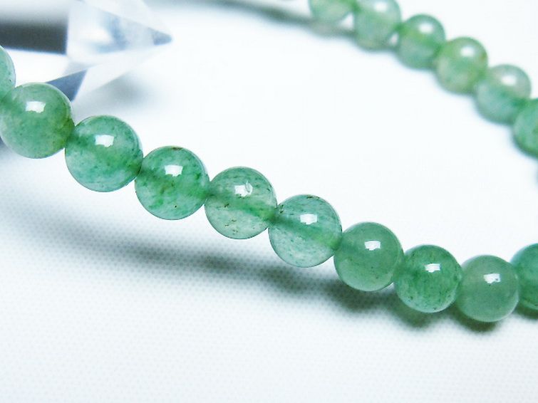 インド翡翠 ブレスレット 6mm [t127-11398] 3枚目