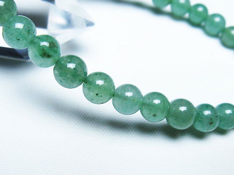 インド翡翠 ブレスレット 6mm [t127-11399] 3枚目