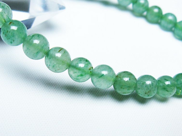 インド翡翠 ブレスレット 6mm [t127-11402] 3枚目
