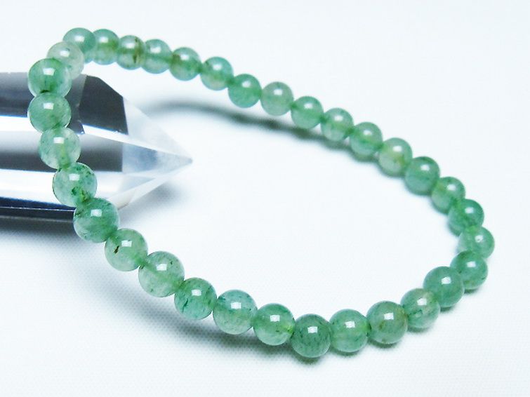 インド翡翠 ブレスレット 6mm [T127-11407] 1枚目