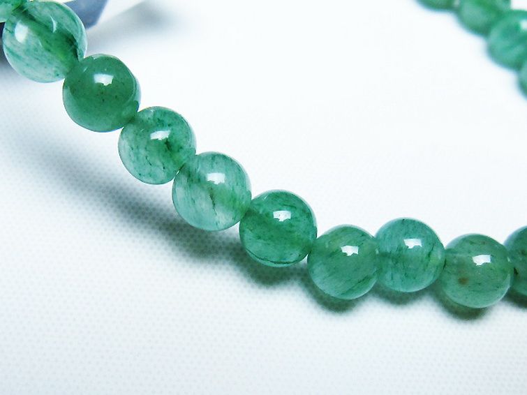インド翡翠 ブレスレット 6mm [t127-11414] 3枚目