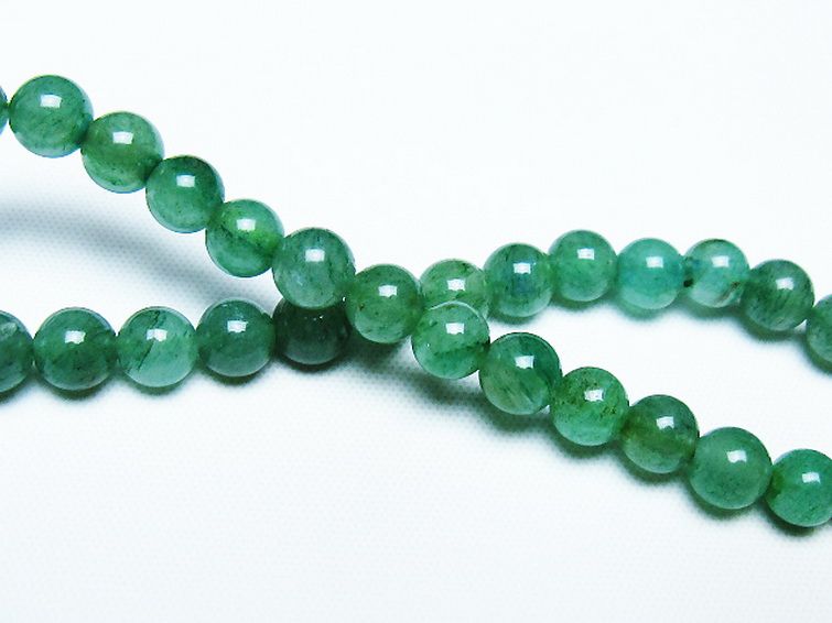 インド翡翠 ブレスレット 6mm [t127-11416] 2枚目