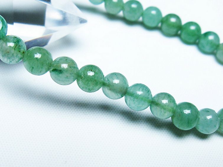 インド翡翠 ブレスレット 6mm [T127-11423] 3枚目