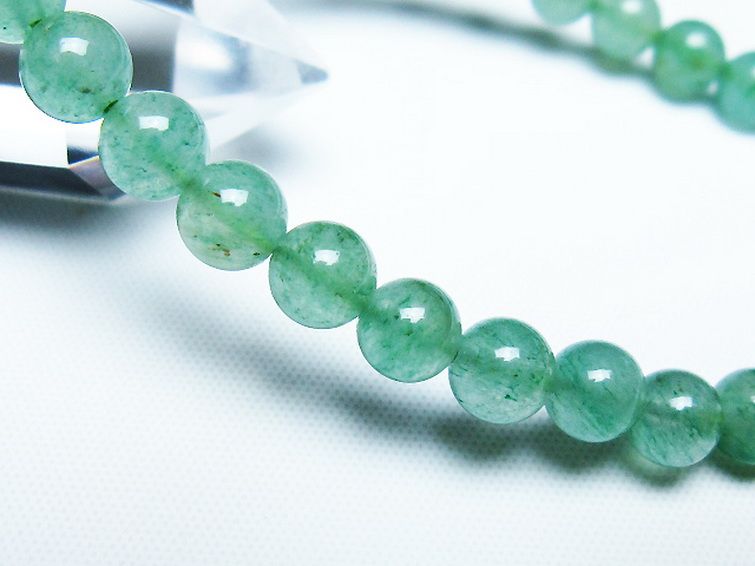 インド翡翠 ブレスレット 6mm [t127-11425] 3枚目