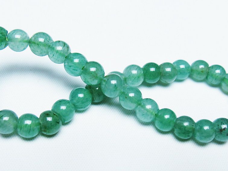 インド翡翠 ブレスレット 6mm [t127-11442] 2枚目