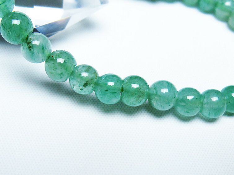 インド翡翠 ブレスレット 6mm [t127-11442] 3枚目