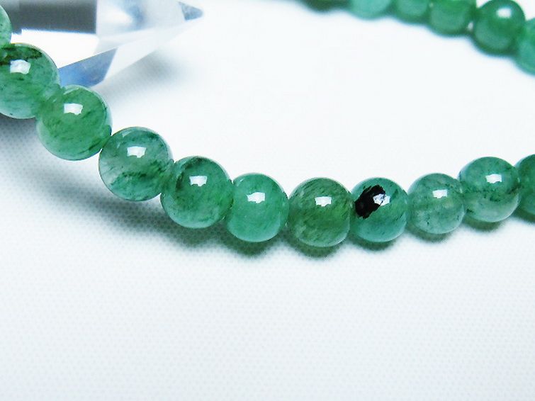 インド翡翠 ブレスレット 6mm [t127-11445] 3枚目