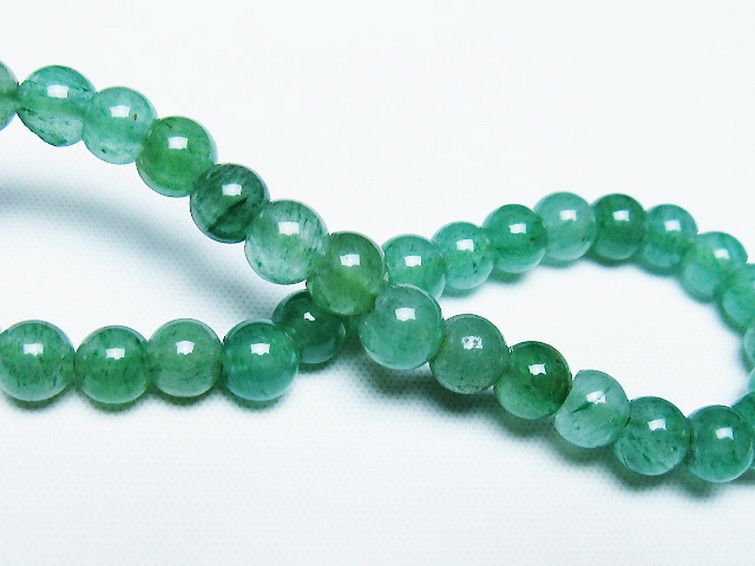 インド翡翠 ブレスレット 6mm [t127-11449] 2枚目