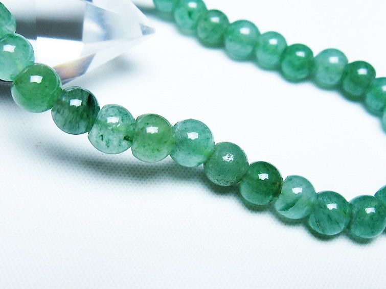 インド翡翠 ブレスレット 6mm [t127-11449] 3枚目