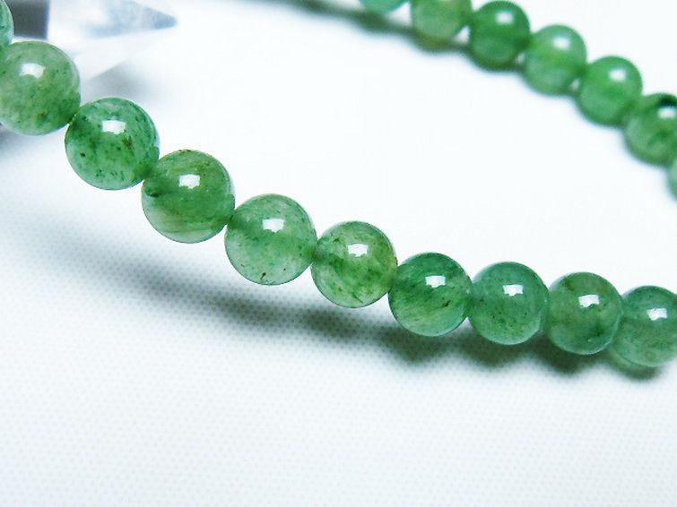 インド翡翠 ブレスレット 6mm [T127-11450] 3枚目
