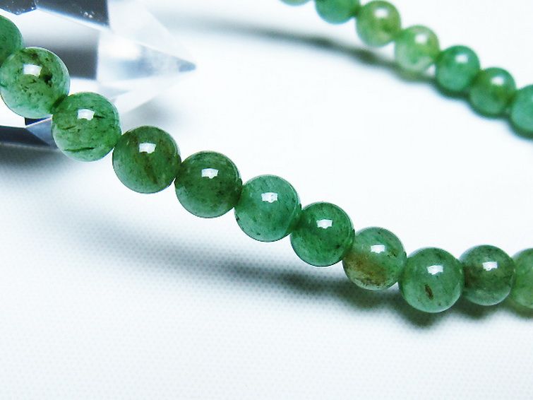 インド翡翠 ブレスレット 6mm [t127-11453] 3枚目