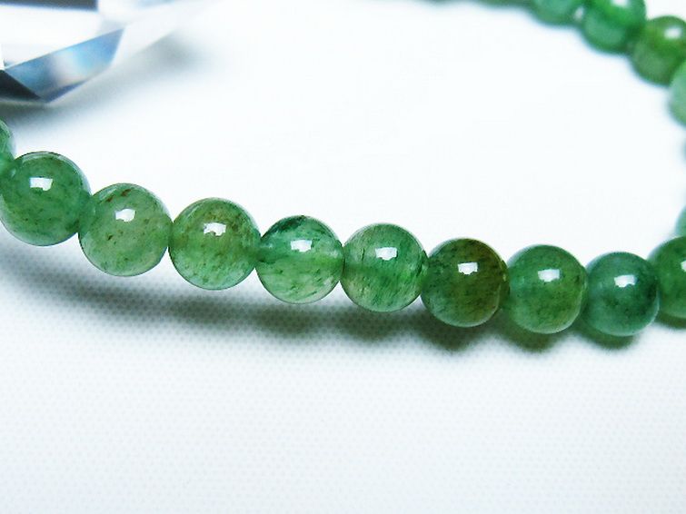 インド翡翠 ブレスレット 6mm [t127-11457] 3枚目