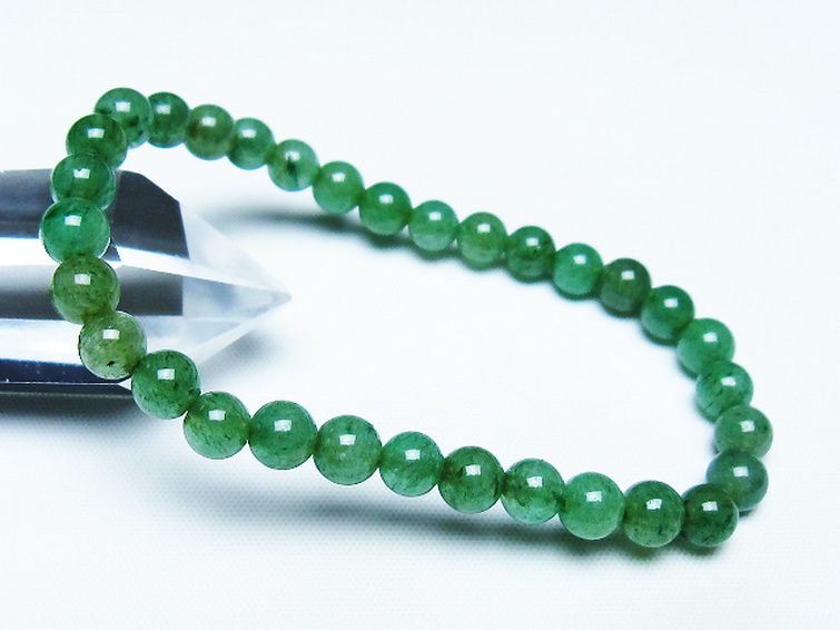 インド翡翠 ブレスレット 6mm [t127-11463]