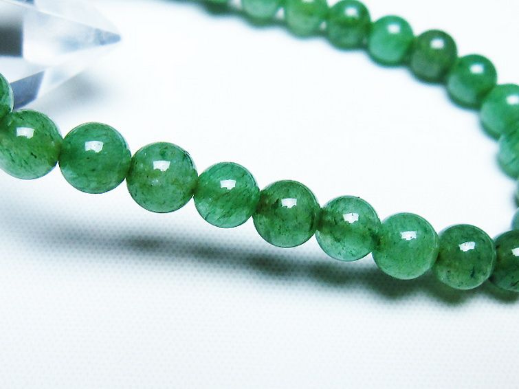 インド翡翠 ブレスレット 6mm [T127-11463] 3枚目