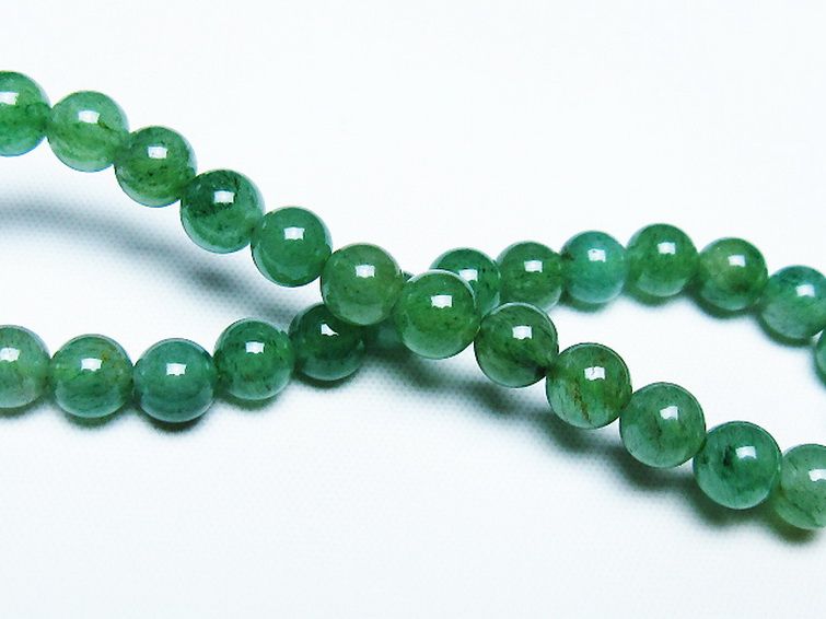 インド翡翠 ブレスレット 6mm [t127-11467] 2枚目