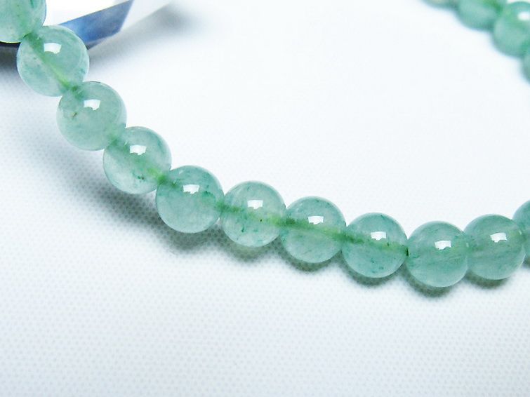 インド翡翠 ブレスレット 6mm [t127-11495] 3枚目