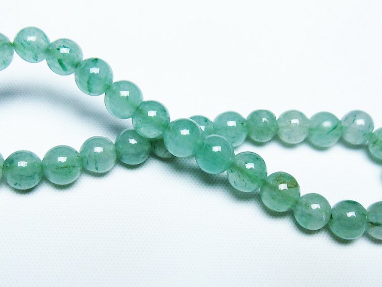 インド翡翠 ブレスレット 6mm [t127-11508] 2枚目
