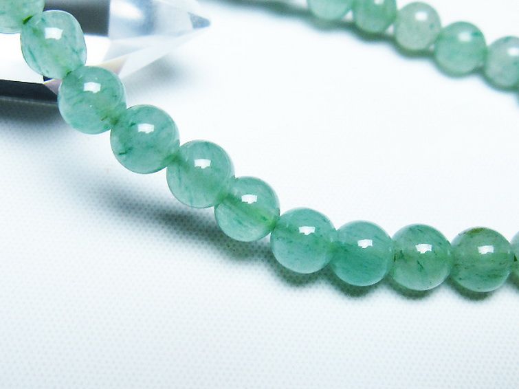 インド翡翠 ブレスレット 6mm [t127-11508] 3枚目