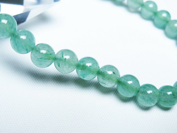 インド翡翠 ブレスレット 5mm [t127-11519] 3枚目