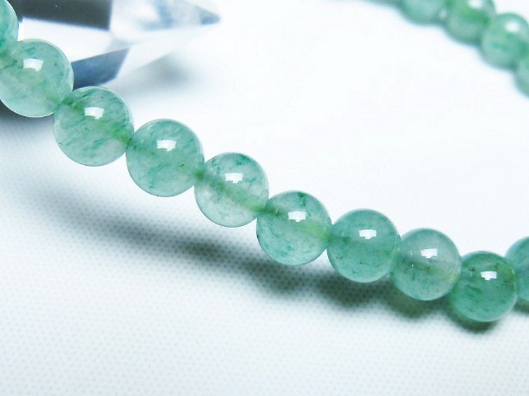 インド翡翠 ブレスレット 6mm [t127-11522] 3枚目