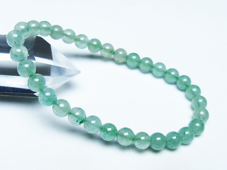 インド翡翠 ブレスレット 6mm [T127-11523] 1枚目