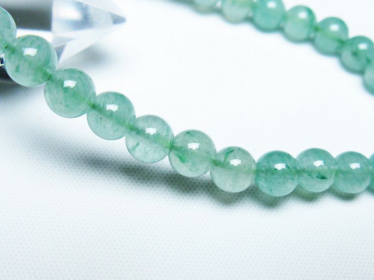 インド翡翠 ブレスレット 6mm [t127-11533] 3枚目